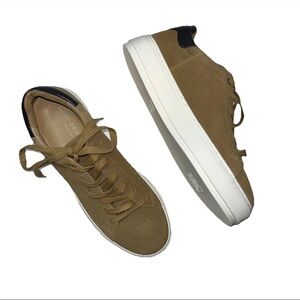 Kurt Geiger London Brown Suede Lace Up Sneakers NWOB US 7 EU 41